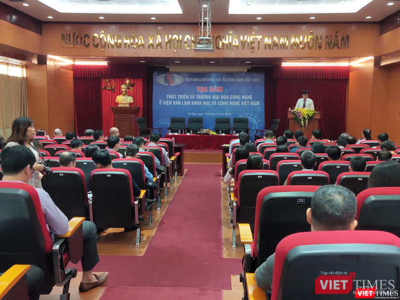 Tọa đàm thương mại hóa sản phẩm khoa học công nghệ (Ảnh: Minh Thúy)