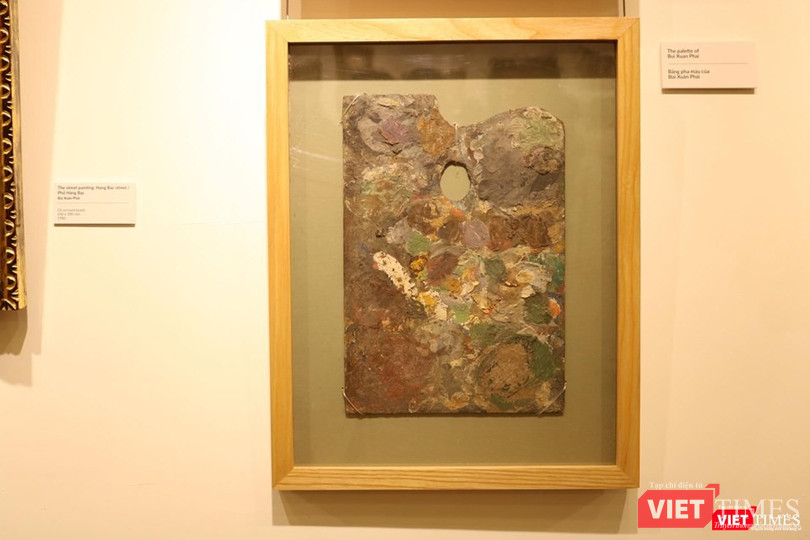 Bảng pha màu của họa sỹ Bùi Xuân Phái