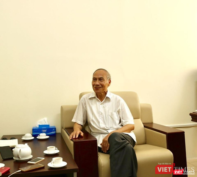 PGS. TSKH. Nguyễn Kế Hào chia sẻ với phóng viên VietTimes về bộ sách giáo khoa Công nghệ giáo dục.