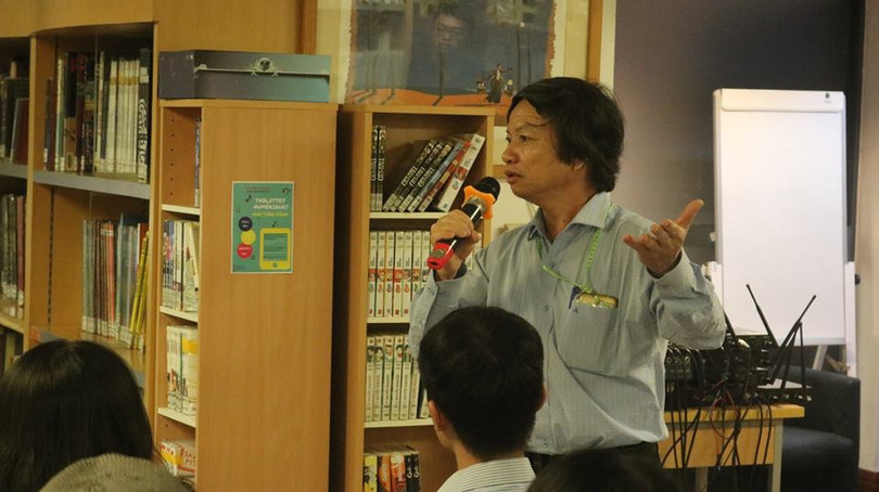 Nhà nghiên cứu ngôn ngữ Đào Tiến Thi. Ảnh: Nhân vật cung cấp Nhà nghiên cứu ngôn ngữ Đào Tiến Thi. Ảnh: Nhân vật cung cấp