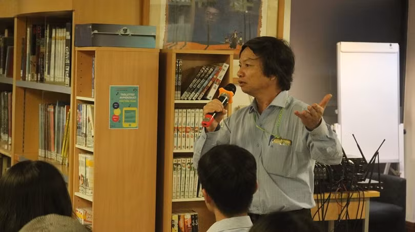 Nhà nghiên cứu ngôn ngữ Đào Tiến Thi. Ảnh: Nhân vật cung cấp