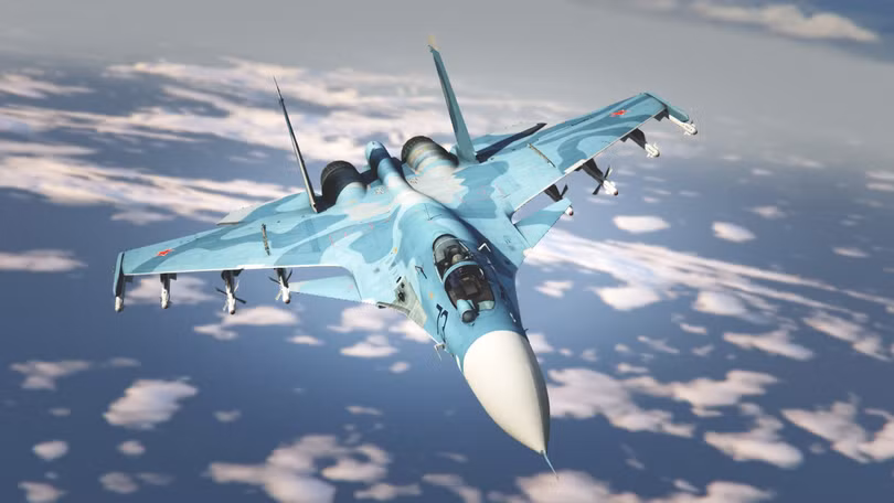 Máy bay chiến đấu Su-33 của Nga.