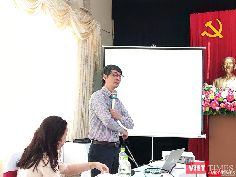 ThS. BS. Nguyễn Tuấn Lâm - cán bộ kỹ thuật của Tổ chức Y tế Thế giới tại Việt Nam (Ảnh: Minh Thúy)