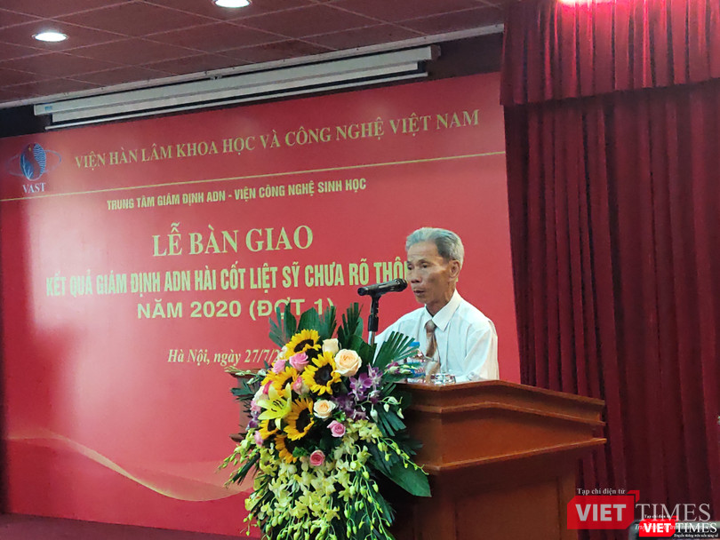 Ông Nguyễn Xuân Tế - thân nhân liệt sĩ Nguyễn Văn Đới (Ảnh: Minh Thúy)