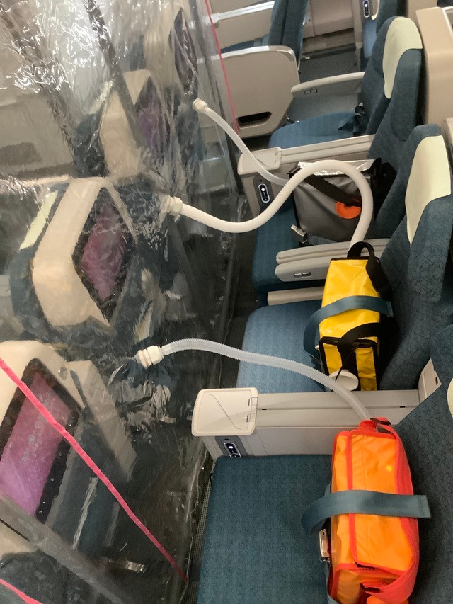 Hệ thống máy thổi kiêm lọc khí để tạo áp lực dương (Ảnh: BVCC) Hệ thống máy thổi kiêm lọc khí để tạo áp lực dương (Ảnh: BVCC)