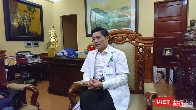 PGS. TS. Nguyễn Duy Ánh – Giám đốc Bệnh viện Phụ sản Hà Nội (Ảnh: Minh Thúy)