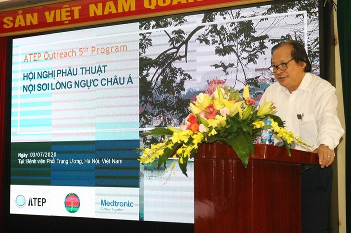 PGS. TS. Nguyễn Viết Nhung - Giám đốc Bệnh viện Phổi Trung ương, Chủ nhiệm Chương trình chống Lao quốc gia (Ảnh: Hải Yến)