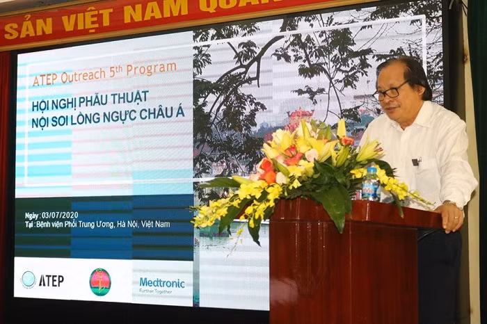 PGS. TS. Nguyễn Viết Nhung - Giám đốc Bệnh viện Phổi Trung ương, Chủ nhiệm Chương trình chống Lao quốc gia (Ảnh: Hải Yến)