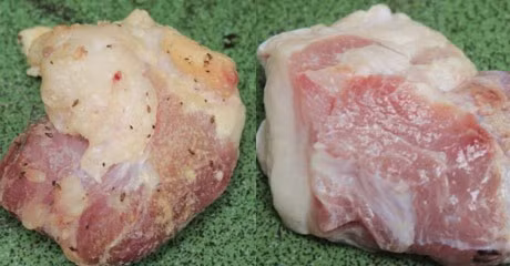 Thịt heo bẩn (Ảnh: Minh họa)