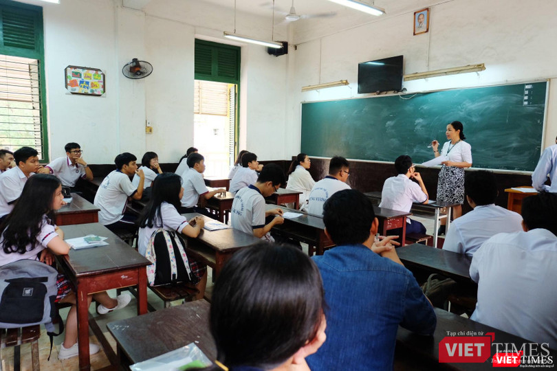 Thí sinh nghiêm túc lắng nghe quy chế thi