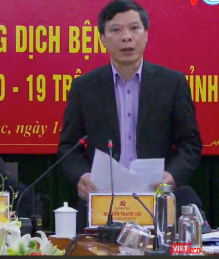 Ông Nguyễn Thanh Hải - Giám đốc Sở Y tế tỉnh Vĩnh Phúc. Ảnh: Minh Thúy
