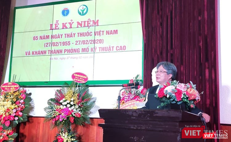 GS. TS. Trần Bình Giang - Giám đốc Bệnh viện Hữu Nghị Việt Đức. Ảnh: Minh Thúy