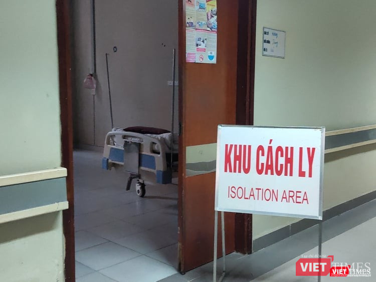 Khu vực cách ly tại Bệnh viện Hứu nghị Việt Xô. Ảnh: Minh Thúy Khu vực cách ly tại Bệnh viện Hứu nghị Việt Xô. Ảnh: Minh Thúy