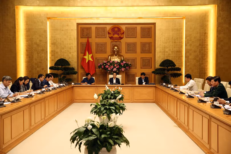 Toàn cảnh cuộc họp. Ảnh: VGP/Đình Nam Toàn cảnh cuộc họp. Ảnh: VGP/Đình Nam