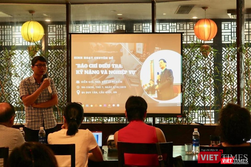 Buổi sinh hoạt chuyên đề "Báo chí điều tra: Kỹ năng và nghiệp vụ"