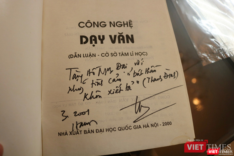 Bút tích của cố nhà giáo Phạm Toàn