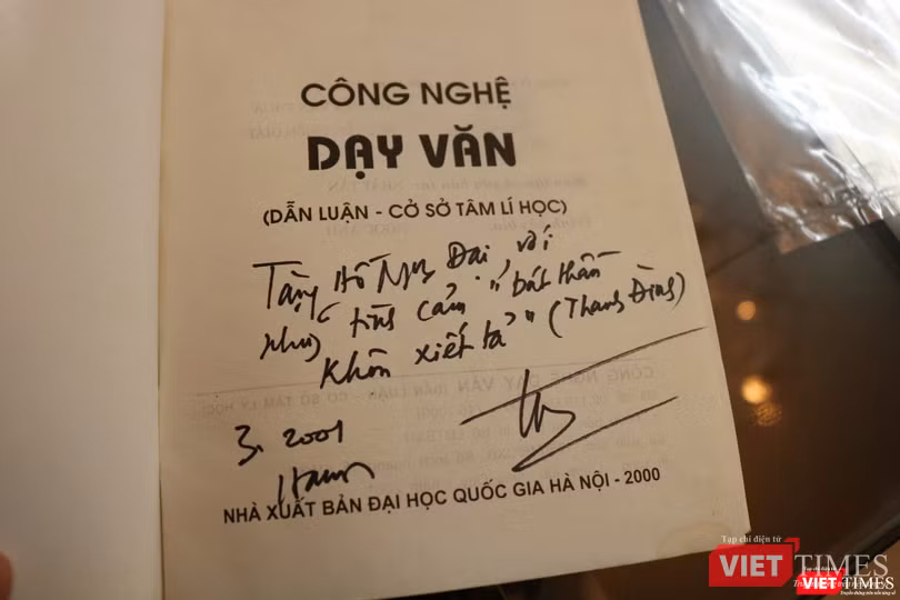 Bút tích của cố nhà giáo Phạm Toàn