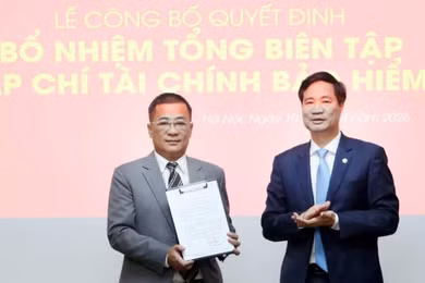 Nhà báo Nguyễn Phong Cầm làm Tổng biên tập Tạp chí Tài chính Bảo hiểm