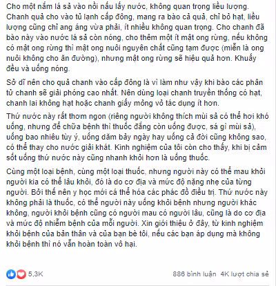 Thông tin về cách nấu loại nước này thu hút được lượng quan tâm rất lớn. Ảnh chụp màn hình: A.L Thông tin về cách nấu loại nước này được lượng