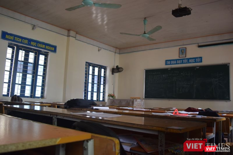 Cận cảnh phòng học của Trường THPT Tiên Yên