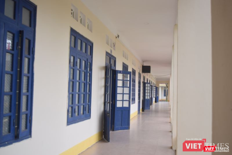 Một dãy nhà học có tuổi thọ lâu đời trong trường