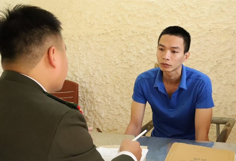 Bị can Nguyễn Quốc Thành. Ảnh: CA Hà Tĩnh Bị can Nguyễn Quốc Thành. Ảnh: CA Hà Tĩnh