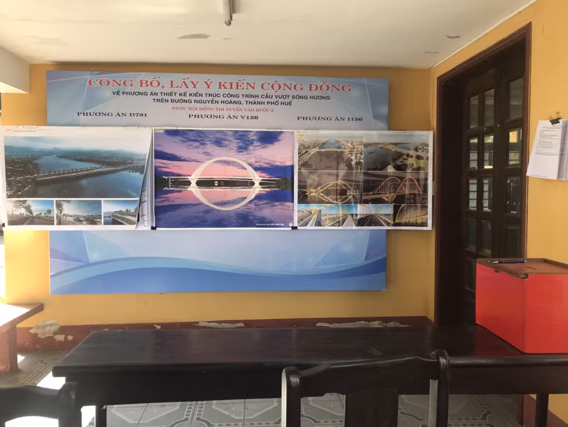 Phòng trưng bày lấy ý kiến người dân