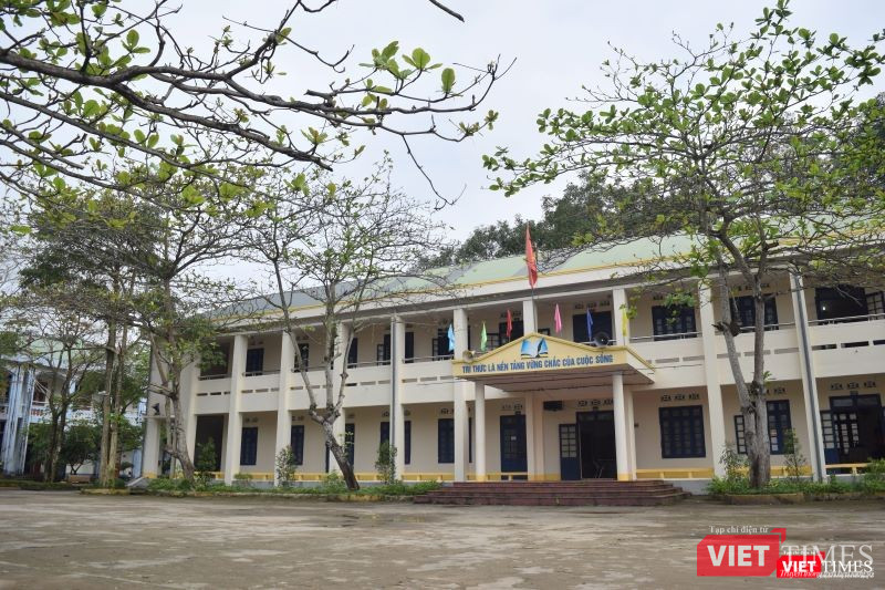 Một dãy nhà học của Trường THPT Tiên Yên