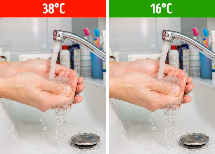 Rửa tay bằng nước nóng hay nước lạnh đều cho hiệu quả như nhau. Rửa tay bằng nước nóng hay nước lạnh đều cho hiệu quả như nhau.