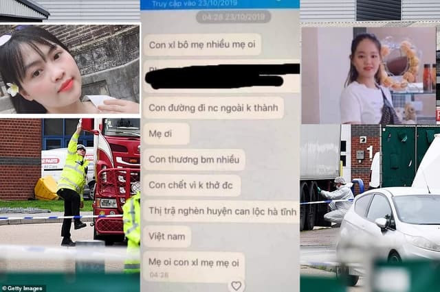 Những dòng tin nhắn cuối cùng được cho là của nạn nhân Phạm Thị Trà My, nữ lao động quê ở Hà Tĩnh.