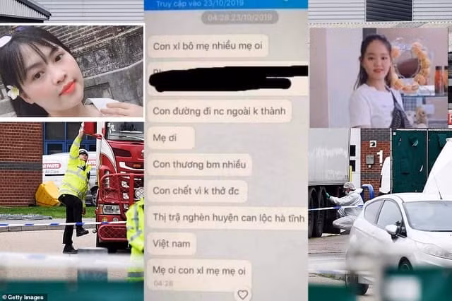 Những dòng tin nhắn cuối cùng được cho là của nạn nhân Phạm Thị Trà My, nữ lao động quê ở Hà Tĩnh.