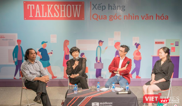 Các diễn giả trao đổi tại Talkshow.
