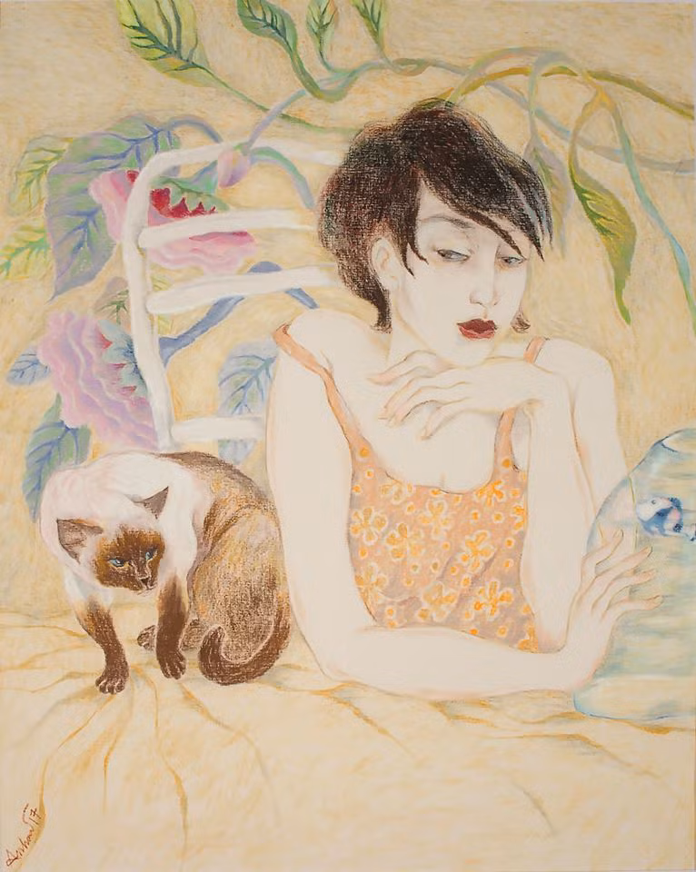 Tranh của họa sĩ Đỗ Anh Hoa. Tranh của họa sĩ Đỗ Anh Hoa.