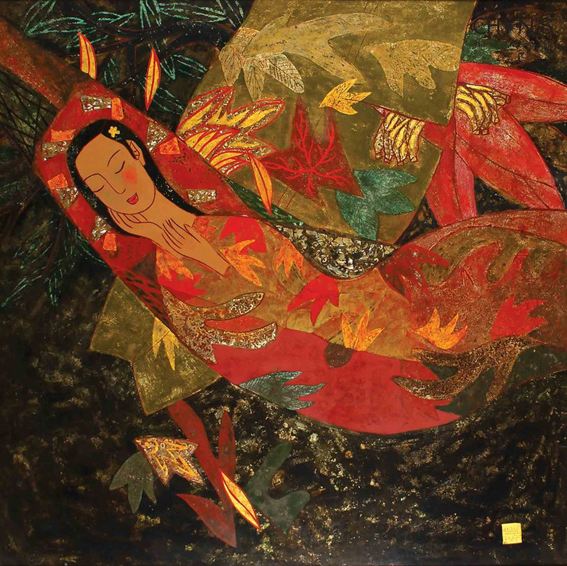 Tranh của họa sĩ Đỗ Anh Hoa.