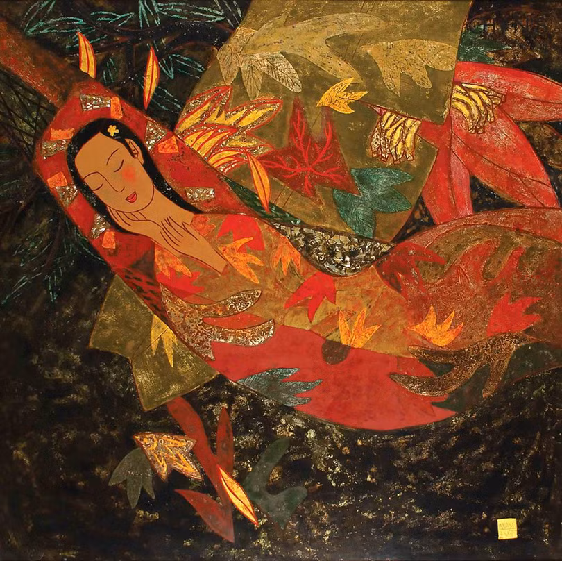 Tranh của họa sĩ Đỗ Anh Hoa. Tranh của họa sĩ Đỗ Anh Hoa.