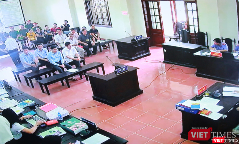 Phiên phúc thẩm xét đơn kháng cáo của Hoàng Công Lương và 4 bị cáo tại Hòa Bình tháng 6/2019