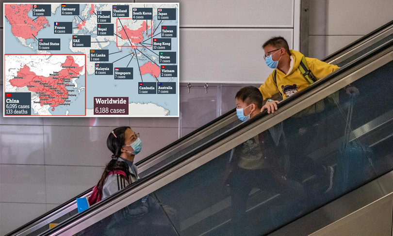 Tay vịn cầu thang cuốn cũng có thể là một fomite nhiễm virus SARS-CoV-2