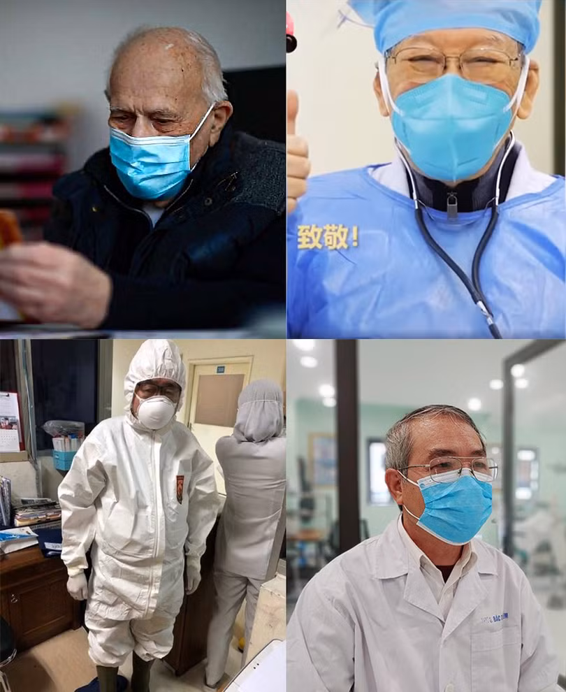 Các bác sỹ về hưu trên khắp thế giới, dù tuổi đã cao những vẫn tham gia chống dịch Covid-19.