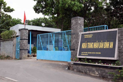 Nghĩa trang quân đội Việt Nam Cộng hòa kể từ 2006 đã được đổi tên thành Nghĩa trang Nhân dân Bình An. Nghĩa trang quân đội Việt Nam Cộng hòa kể từ 2006 đã được đổi tên thành Nghĩa trang Nhân dân Bình An.