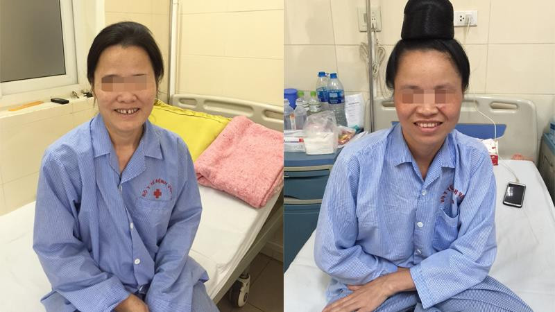 Hai bệnh nhân đã hồi phục sau ca mổ