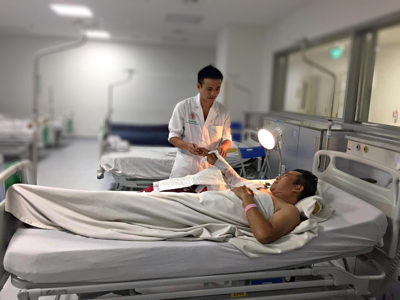 Hiện nay, bệnh nhân N. tiếp tục được điều trị tại Bệnh viện Trung ương Quân đội 108.