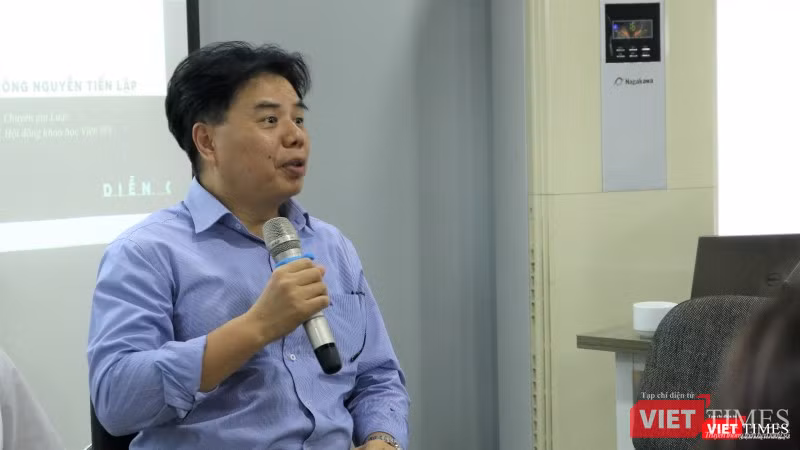 Luật sư Nguyễn Tiến Lập chia sẻ tại buổi tọa đàm