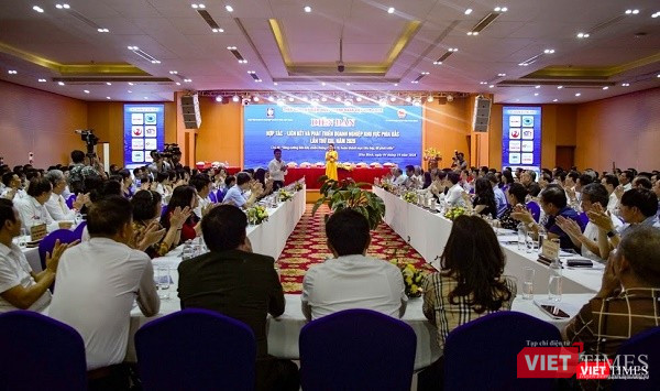 Diễn đàn thu hút hơn 500 đại biểu là đại diện cho các doanh nghiệp thuộc gần 30 tỉnh thành phía Bắc tham dự.