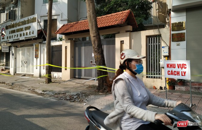 Một khu vực bị phong tỏa tại Hà Nội. Ảnh minh họa: Anh Lê. Một khu vực bị phong tỏa tại Hà Nội. Ảnh minh họa: Anh Lê.