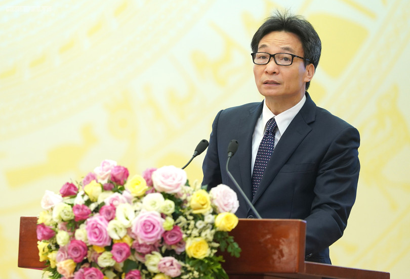 Phó Thủ tướng Vũ Đức Đam phát biểu tại hội nghị (Ảnh: VGP).