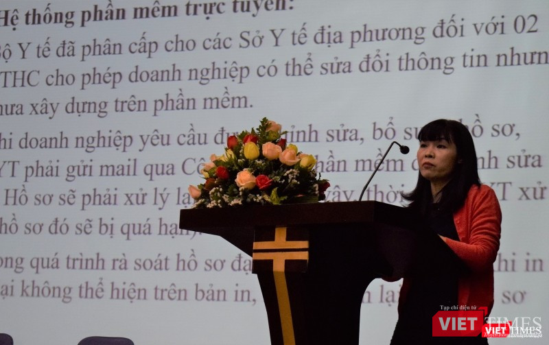 Đại diện Sở Y tế Hà Nội tham luận tại Hội nghị. Đại diện Sở Y tế Hà Nội tham luận tại Hội nghị.