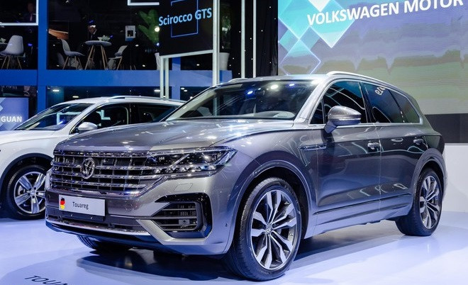 Mẫu Volkswagen Touareg có bản đồ 