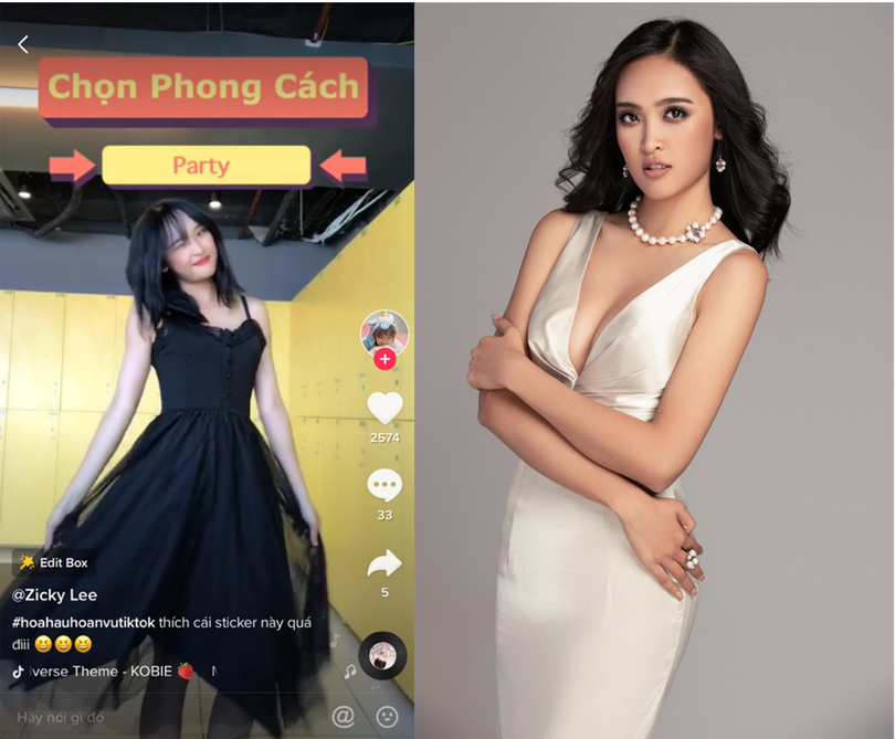 Phần thể hiện của thí sinh Trần Tâm Thanh (20 tuổi, Yên Bái) - người lọt top 60 Hoa hậu Hoàn vũ Việt Nam 2019