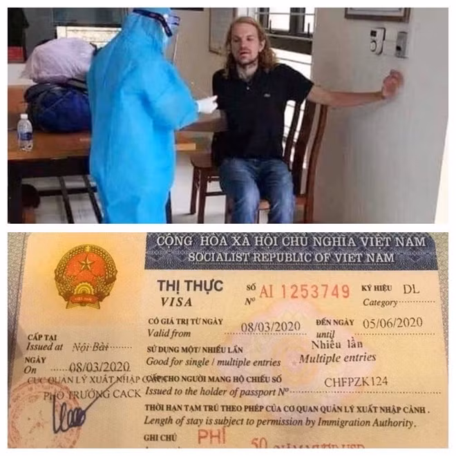 Du khách người Đức trốn cách ly ra Hà Nội du lịch. Ảnh: CA TP Hà Nội