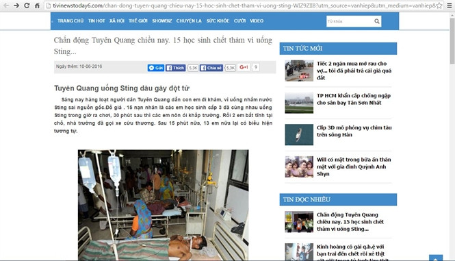 Vụ việc diễn ra gần nửa năm nay, thông tin giả mạo trên Facebook tuy đã được gỡ nhưng vẫn còn một số trang thông tin dẫn bài về, nên vẫn như "bóng ma" làm tổn hại uy tín của doanh nghiệp.